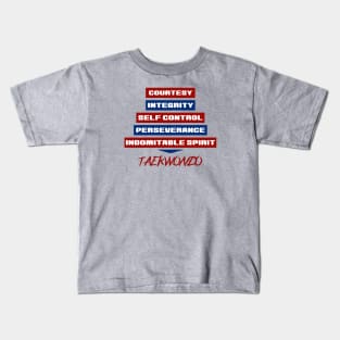 Tenets of Taekwondo Kids T-Shirt